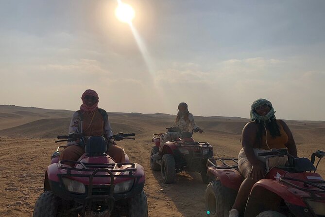 1 Hour Desert Safari By ATV Quad Bike around Giza Pyramids - Quad Biking Views: Pyramids and Sphinx Angles You Can Actually Use