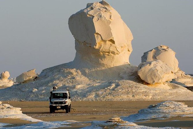 2 Day Bahariya Oasis White Desert Tour - White Desert: chalk rock formations and that surreal, bright look