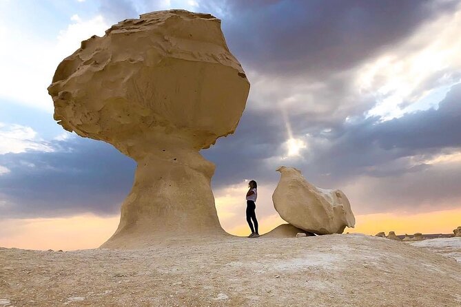 2-Day Black & White Desert, Crystal Mountain, option Pyramid tour - White Desert National Park: wind-carved shapes and the best “wow” moment