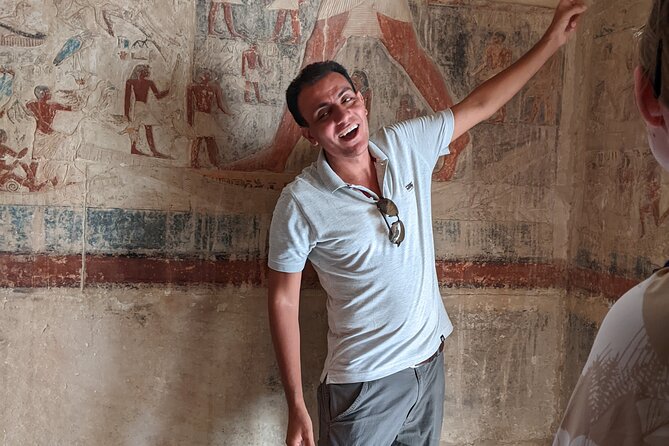2-Day Private Tour Ancient Egyptian Pyramids Giza and Saqqara - Recent Egyptian life and market time: the human layer (ask smart questions)