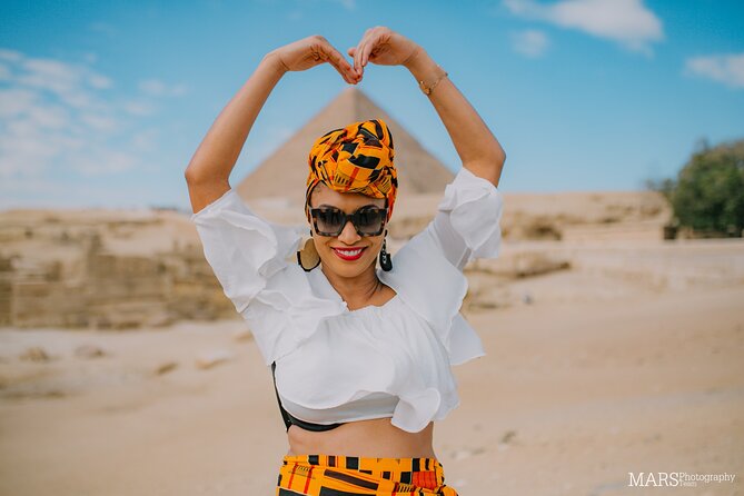 2 Hour Photoshoot at Pyramids of Giza with Instgram Style - Shooting time at the pyramids and Sphinx: what the hour feels like