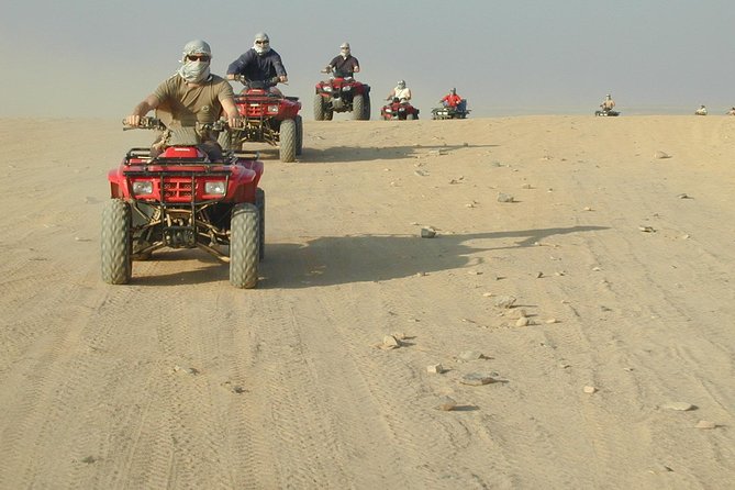 2 Hours Semi-submarine, and 3 Hours ATV Safari, Camel Ride, & Parachute-Hurghada - Bedouin village stop and camel ride: culture plus an ethical choice