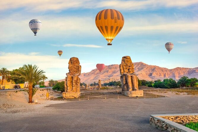2-Night Nile Cruise to Aswan from Luxor with Hot Air Balloon ride - Luxor West Bank temples: from royal tombs to monumental worship