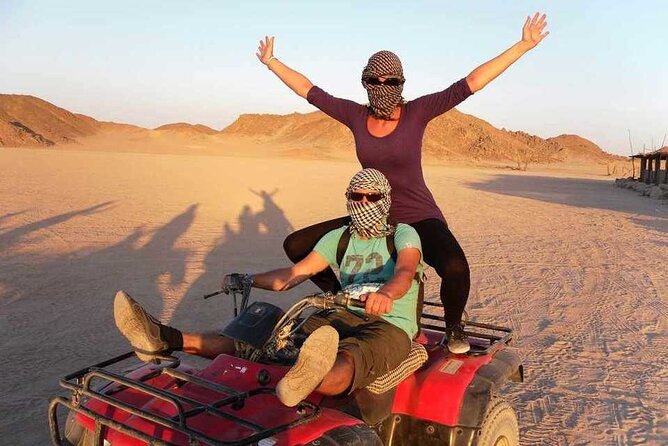 3-hour quad bike tour in Hurghada desert - What to bring: scarf, goggles, and clothing for sand days