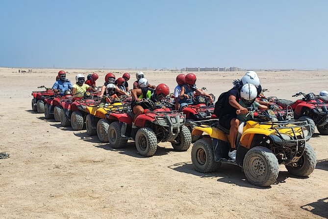 3 Hour Safari Desert Adventure By ATV Quad Bike – Hurghada - First Contact: Test Drive, Helmets, and Learning the ATV Fast