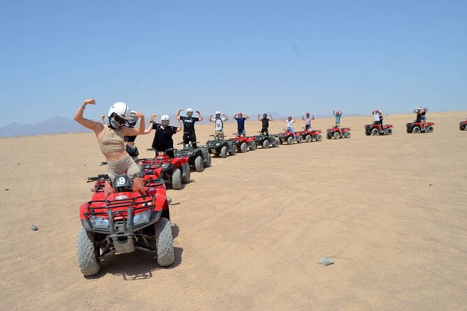3 Hours Quad Bike Desert Safari with Camel Ride from Marsa Alam - From Marsa Alam pickup to your first Bedouin tea