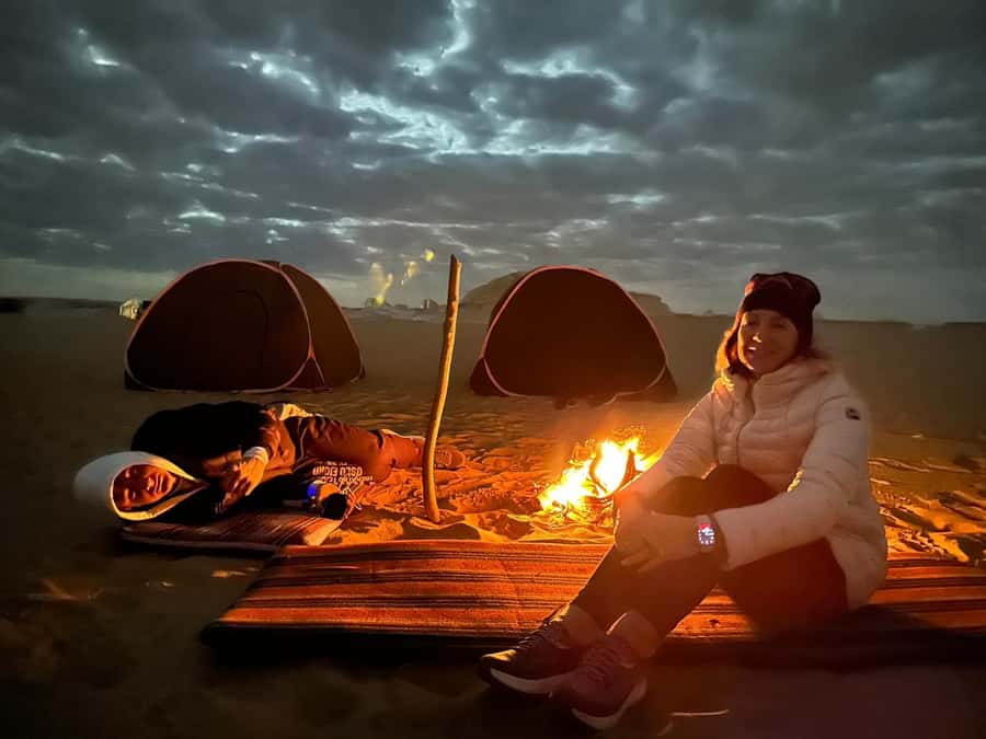4-Day Bahariya Oasis and African Sahara Camping Adventure. - Day 1: Cairo to Bahariya and the Black Desert camping setup
