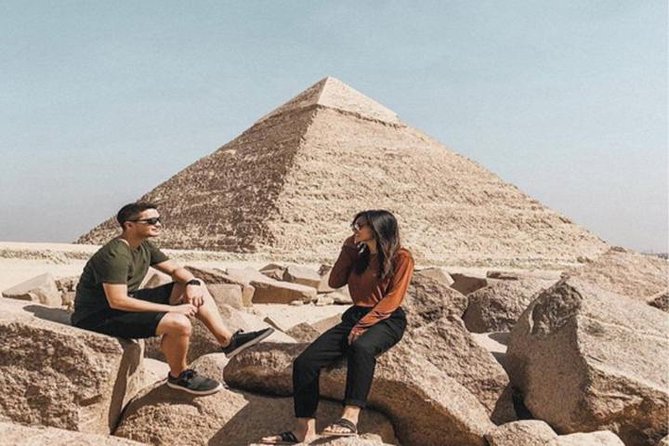 4-Day Tour: Cairo, Luxor, Alexandria, Sound and Light Show, Dinner cruise - Day 1: Giza Pyramids, Sphinx, Saqqara, then the Sound and Light show