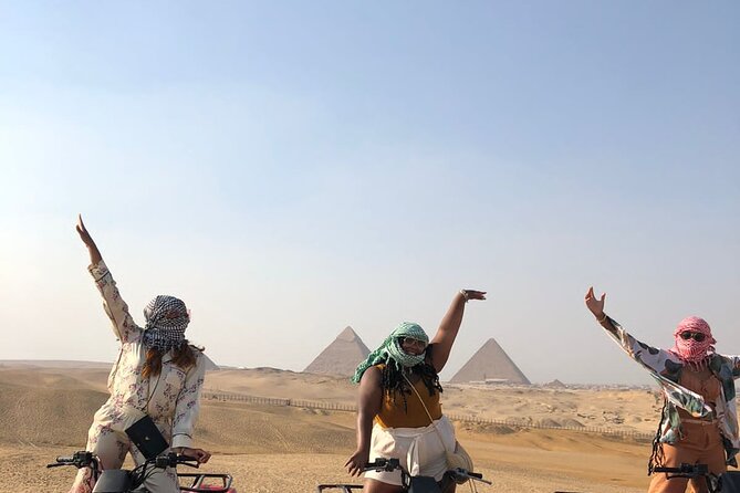 4-Hours Private tour Giza pyramids ,Sphinx ,Quad ATV & Camel Ride - Giza plateau: Great Pyramid views and the Sphinx area