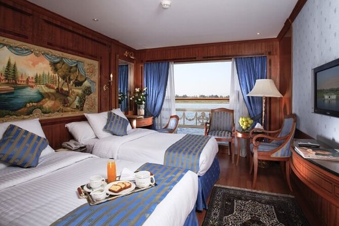 4Day 3Night Nile Cruise from Aswan to Luxor Abu Simbel - Aswan arrival, High Dam, and Philae by motor boat