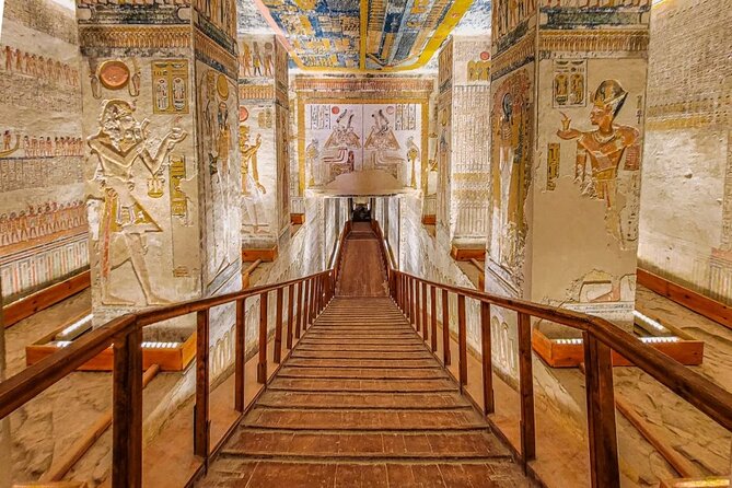 4Nights Nile Cruise from Luxor to Aswan with Abu Simbel & Balloon - Day 1 on the West Bank: Valley of the Kings, Hatshepsut, Colossi of Memnon