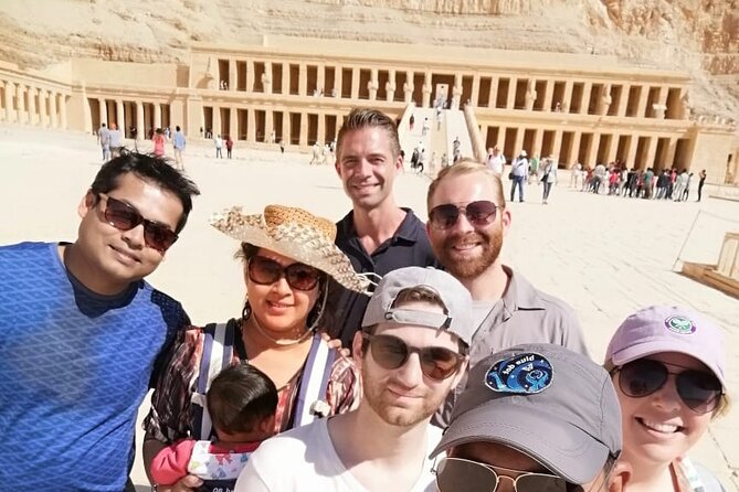 5-Days Nile Cruise sails Luxor to Aswan &Abu Simbel. Opt. Balloon - West Bank morning: Hatshepsut at Deir el-Bahari, Colossi of Memnon, Valley of the Kings