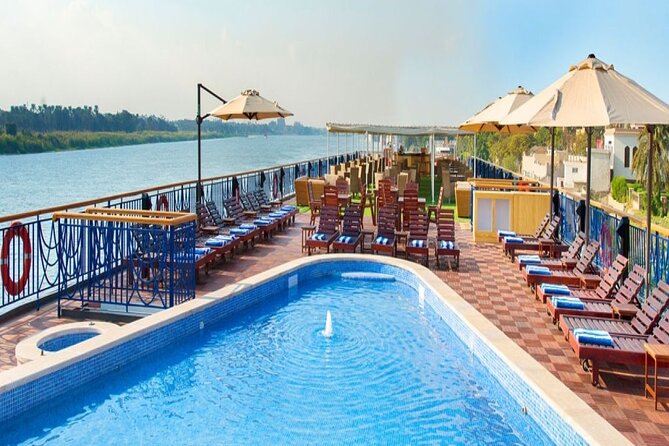 5-Days Nile Cruise sails Luxor to Aswan &Abu Simbel. Opt. Balloon - Aswan essentials: Philae Temple by motorboat plus High Dam and Unfinished Obelisk