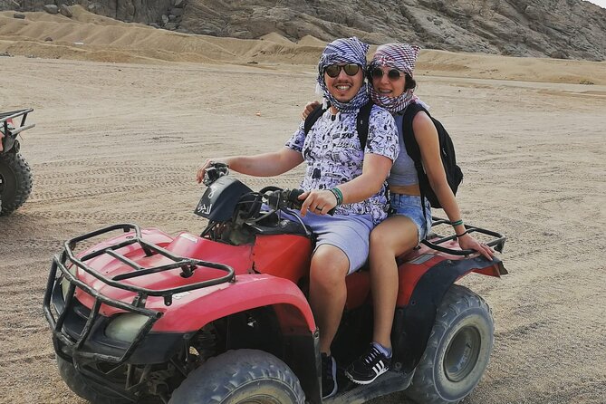 5-hour safari with quad biking & dinner at the Bedouin Hurghada - The quad ride behind your guide: the main event