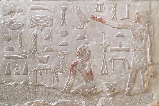 6 Hours visit to Giza pyramids sphinx and Sakkara - Saqqara Step Pyramid of Djoser and the Pyramid of Teti: Old Stones With a New Feeling