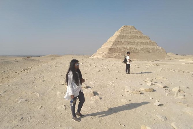 8-hours Giza pyramids,Sphinx ,Sakkara step pyramid and Memphis old city - Guides You Can Track In Your Head: Ehab, Ahmed, Khalid, and Hossam
