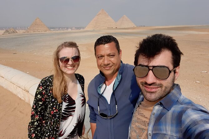8 Hours Guided tour to Giza Pyramids , Sphinx, Saqqara & Dahshur - Great Sphinx and Valley Temple: The Pharaohs’ Side of the Story
