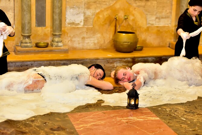 Aladino Hammam Program - Massage, warm water pouring, and the rinse-out finish