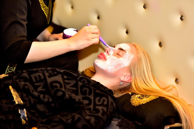 Aladino Hammam Program - Jacuzzi time, face mask, and herbal tea: don’t skip the wrap-up