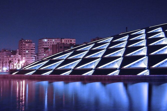 Alexandria day tour.The catacomb, pompy's pillar,the citedal - Bibliotheca Alexandrina: the modern library built to carry the idea forward
