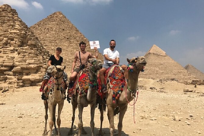All in one day Pyramids of Giza , Sakkara , Dahshour and Memphis - Getting to Giza: Pickup, Sphinx First Impressions, and Camel Time