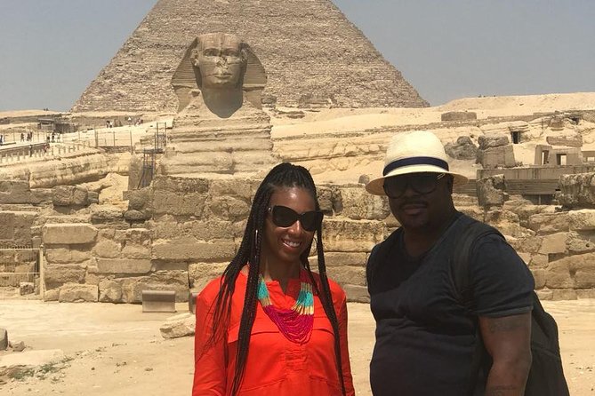 All inclusive 12 Hrs Giza Pyramids, Sphinx Egyptian museum Market Dinner cruise - Pyramids of Giza: Camel Ride, Photo Stops, and a View-Lunch Break