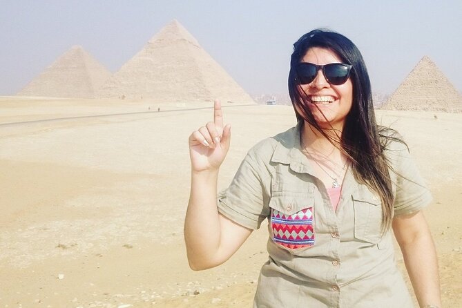 All Inclusive Day tour 8hrs Pyramids, Egyptian Museum and Khan Al-Khalili bazaar - Giza Plateau Timing: Pyramids and the Great Sphinx