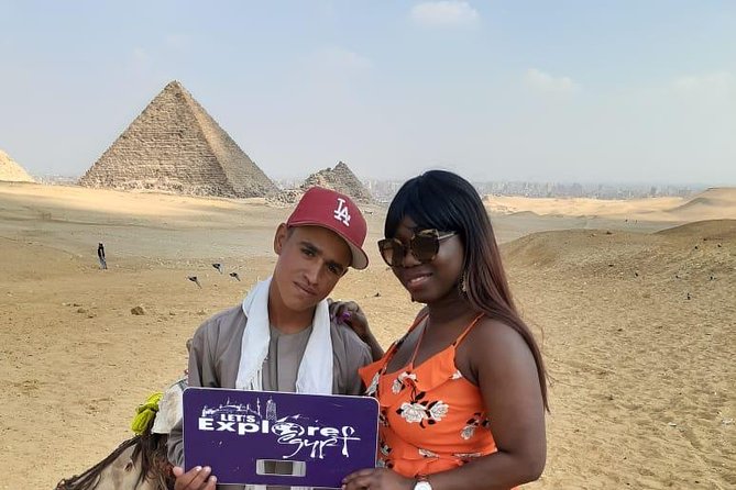All inclusive Private 4-Day Tour around Giza.Cairo, Alexandria Luxor by flights - Giza Pyramids + Sphinx: the wow factor with real context
