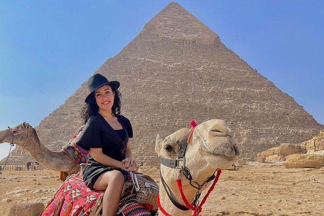 ALL INCLUSIVE PRIVATE DAY Giza Pyramids ,CAMEL ride, LUNCH - Hotel Pickup and A/C Comfort Before the Sights