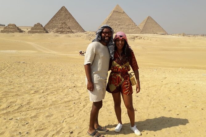 All inclusive Private Tour Giza Pyramids Sphinx ,Camel Ride and Lunch - Memphis stop, koshary lunch, and bazaar time