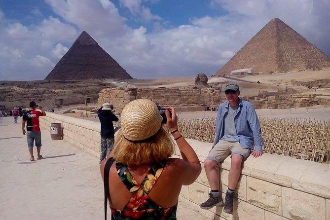 All inclusive Private Trip Giza pyramids Sphinx Camel,Lunch - Sphinx and Valley Temple: myths, the French mission story, and the sand-buried complex