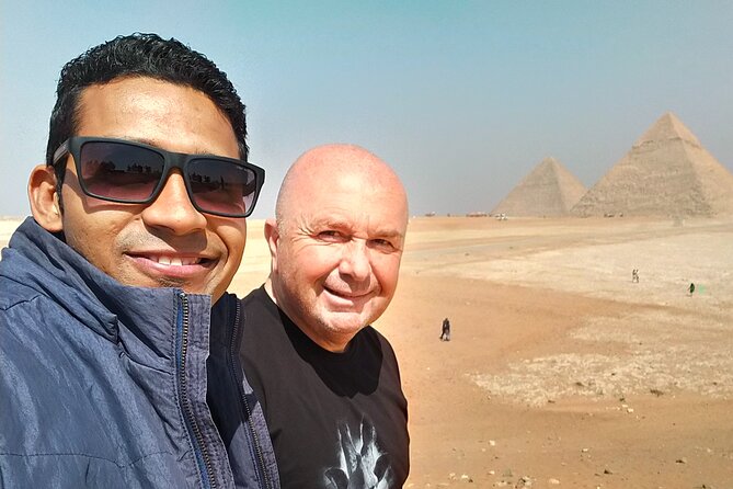 All Inclusive to Giza Pyramids, Saqqara, Memphis, lunch, Tickets - Entering the Great Pyramid world at Khufu’s burial chamber