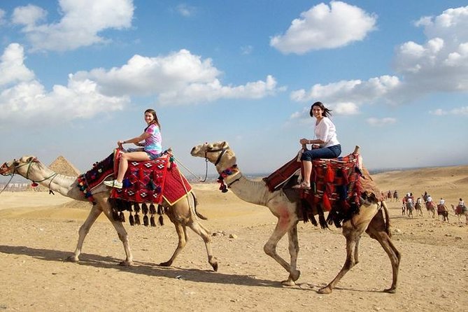 All inclusive Tour Giza pyramids, Sphinx, sakkara, Dahshur,Camel - 8:00 am in Giza: pyramids, Sphinx, and a 30-minute camel ride