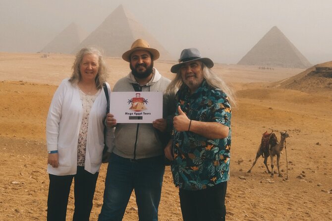 All Inclusive Tour Pyramids of Giza , Sphinx and Lunch - Panoramic View Points: Getting the Pyramids in One Shot