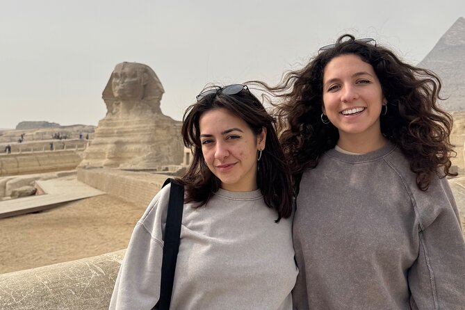 All inclusive two days Tour at Giza and Cairo - The Great Sphinx: a short stop with big symbolism