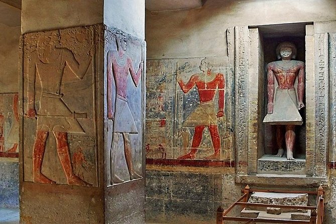 All Saqqara treasures (Pyramids and Tombs) and the underground Serapeum - The $140 price: what you get and what you still need