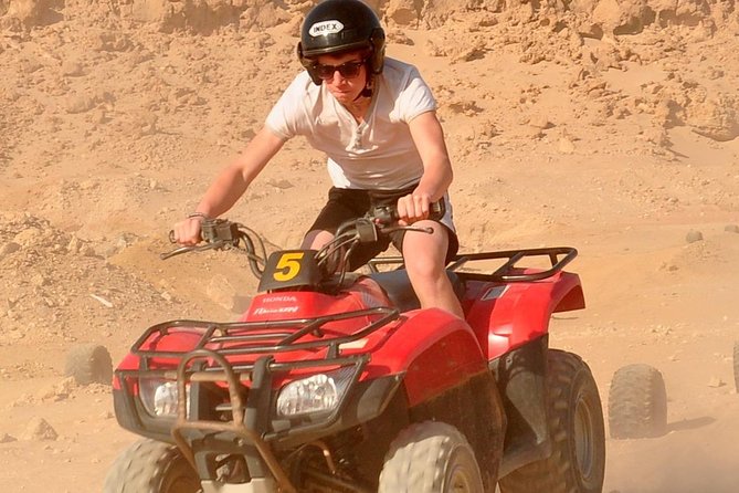 ATV Quad Bike, Buggy & Dinner Family Safari - Hurghada - ATV Quad Riding: training, dune time, and the photo moment