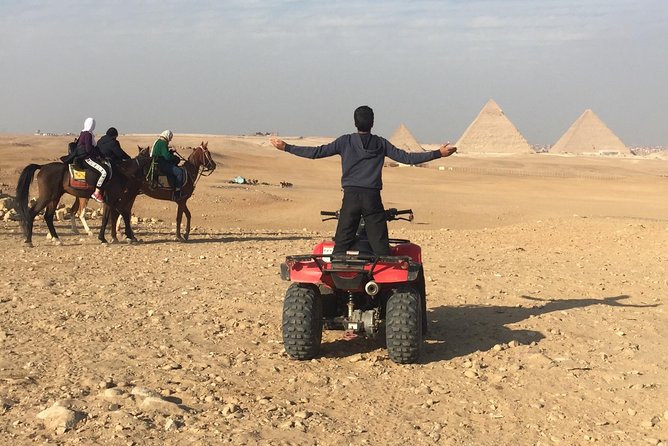 ATV Quad Bike Tour at Pyramids of Giza - Stops and flow: what happens once you reach the Giza Plateau
