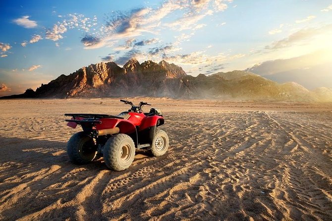 ATV Quad Safari & Sea Caves, Camel Ride in Makadi Bay - Hurghada - Bedouin Tent Time and Camel Oscar: A Calm Start Before the Sand