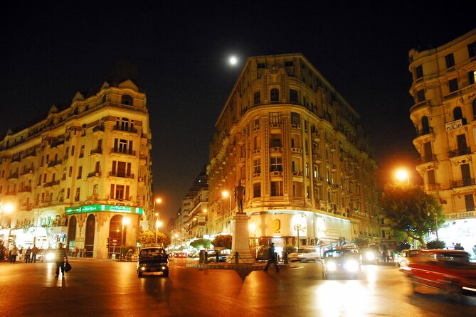 Avoid Scams I Enjoy the night in Cairo - Downtown Cairo walk: French planning meets real street life