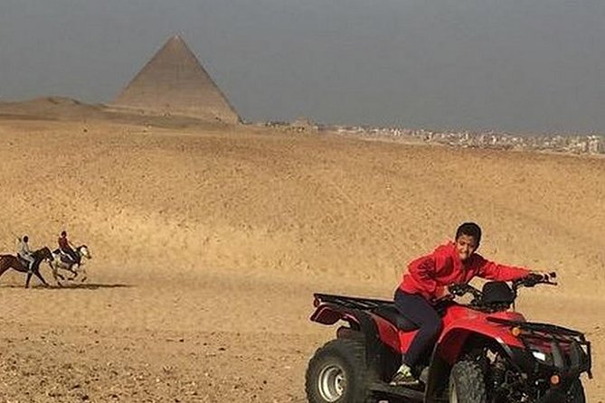 Best Adventure Tours Visit Giza Pyramids and ATV Quad Bike Ride in Desert - What you pay for: value at $55 per person