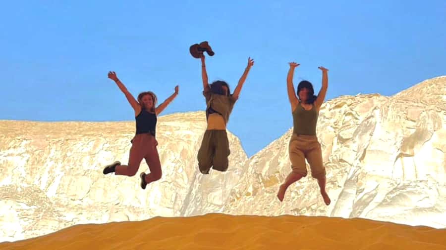 Cairo: 2-Day Bahariya & White Desert Private Camp Adventure - Day 1: Black Desert safari, El Hez cold spring, Crystal Mountain