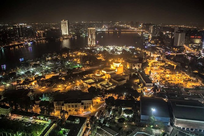Cairo by Night (Nile Felluca – Cairo Tower-Khan el Khalili with Dinner) - Cairo Tower After Dark: 187 Meters of Night Views