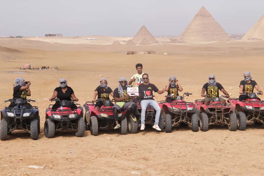 Cairo: Giza Pyramids Tour with Quad Bike Safari & Camel Ride - Quad Bike Safari: Real Desert Fun (With a Safety Reality Check)