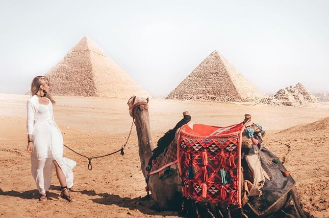 Cairo Highlights in a Full day Tour from Hurghada - Giza plateau time: pyramids and Sphinx in a realistic window