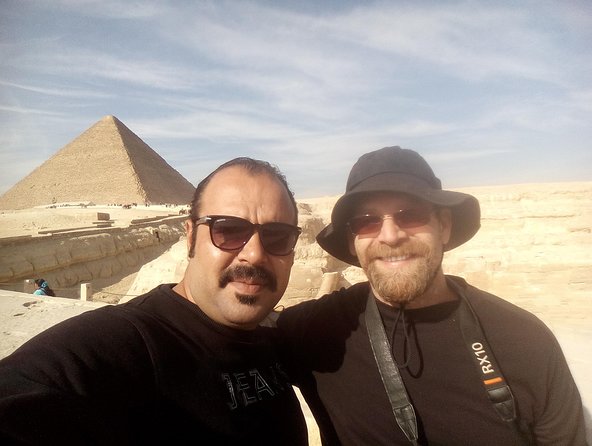 Cairo in a Day Tour (Pyramids , Sphinx, Egyptian Museum )2025 - Giza Plateau Pyramids of Cheops, Chephren, and Menkaure