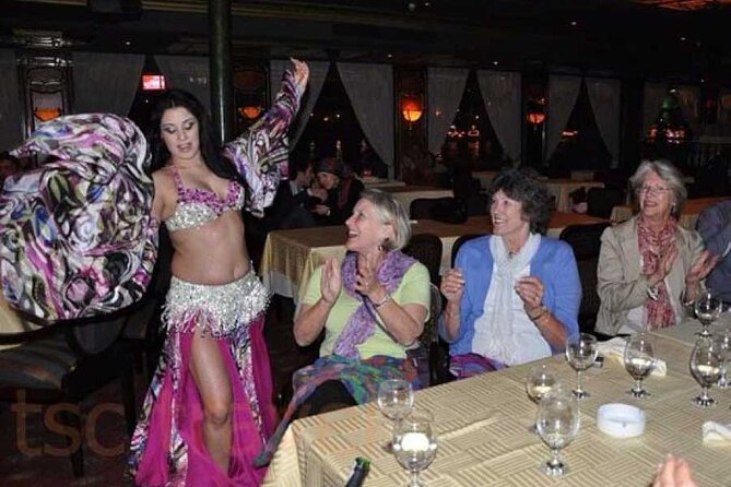 Cairo Nile Dinner Cruise with entertainment shows include pickup - Boarding the Nile: What You’ll See After Dark
