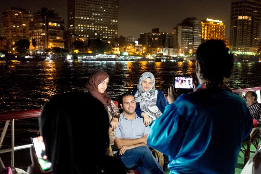 Cairo: Nile Sunset Dinner Cruise, Show & Optional Transfer - The onboard show: folklore, belly dancing, and live music