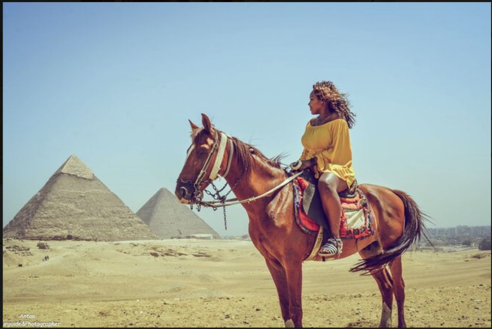 Cairo: Private Arabian Horse Ride at the Giza Pyramids - The Pyramids Experience: Seeing the Three Pyramids From the Desert