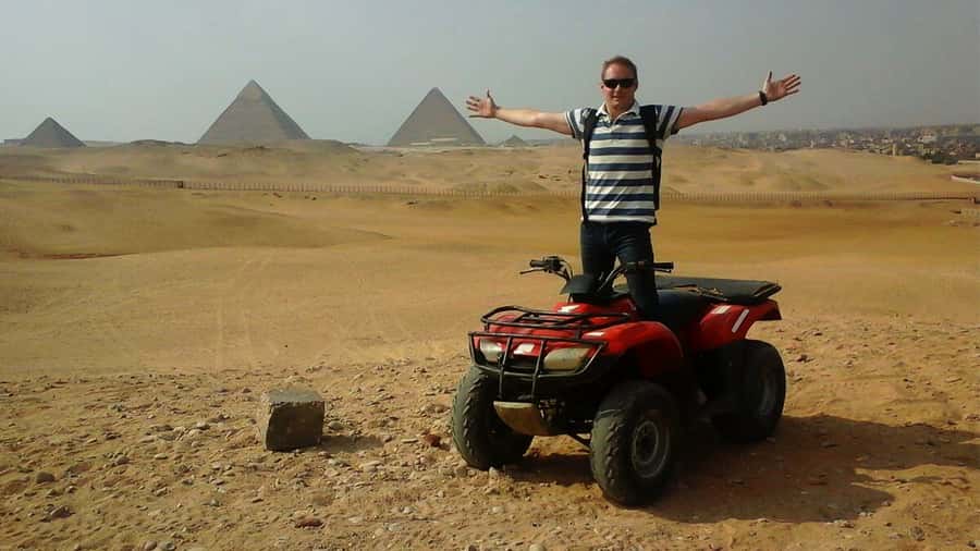 Cairo: Private Quad Bike Desert Tour with Pyramids & Sunset - Who should book this quad-and-pyramids day